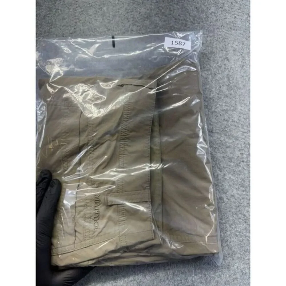 Marmot Pants Mens Size 38x29 Tan Lightweight Stretch Hiking Camping‎ Outdoor EUC